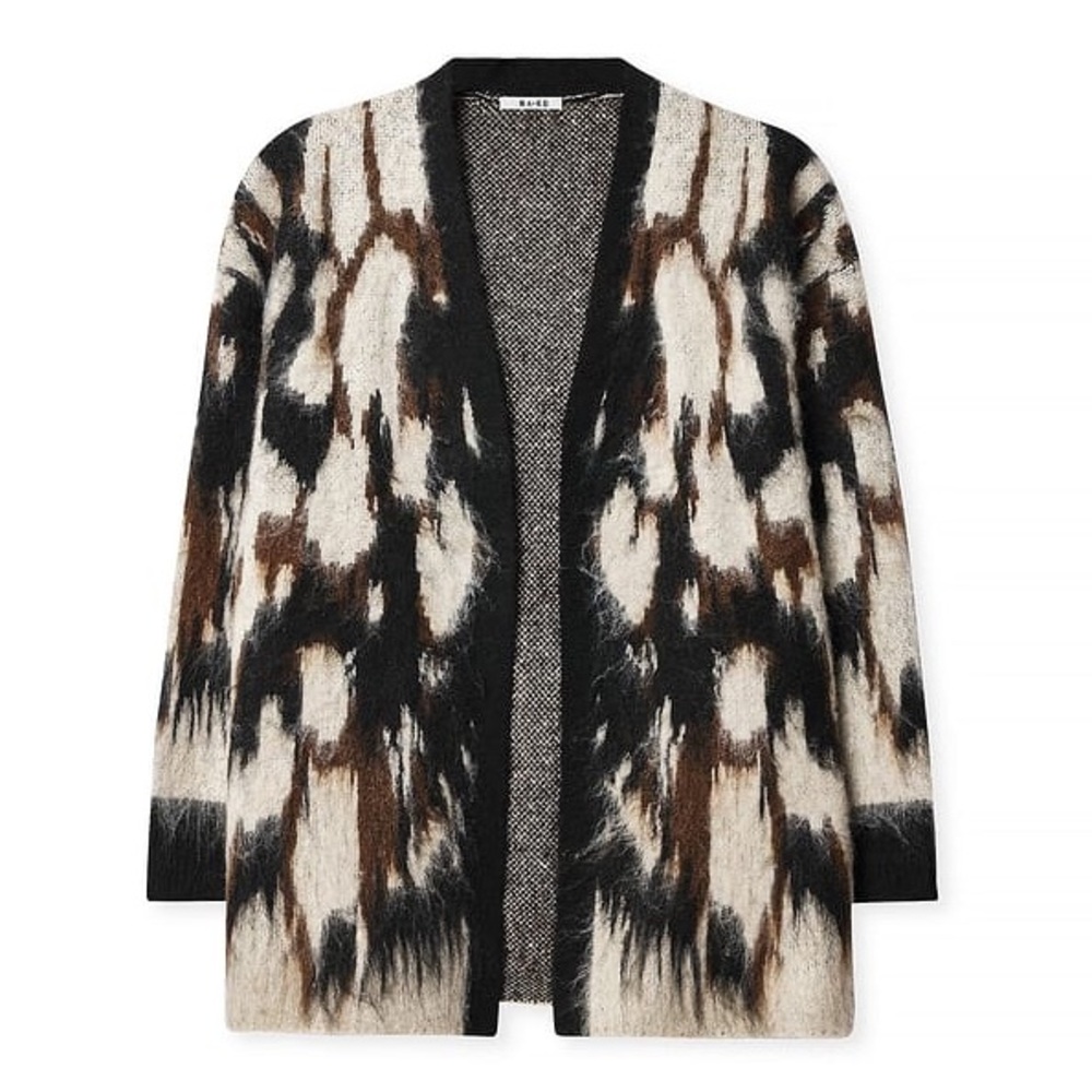 NA-KD Black and Brown Patterned Sweater